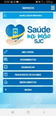 Saúde na Mão SJC android App screenshot 1